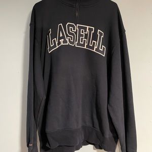 LASELL UNIVERSITY 3/4 ZIP UP HOODIE